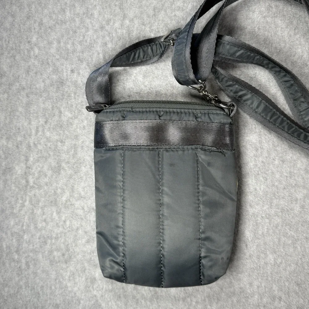 Lug Hopper‎ Mini Crossbody Bag – Gray Nylon Travel Purse